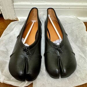 TABI SHOES NOT MAISON MARGIELA  Black Leather size 8